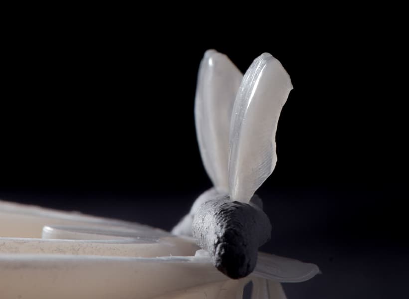 Perfil lateral y espesor mínimo ultrafino de carilla E-Max calibrada en PDLAB